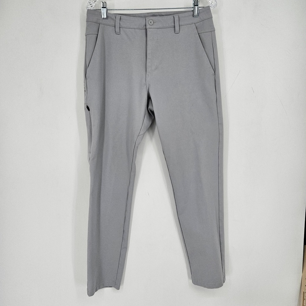 Bylt Everyday Pants Mens 34 Gray Performance Premium Basics Casual